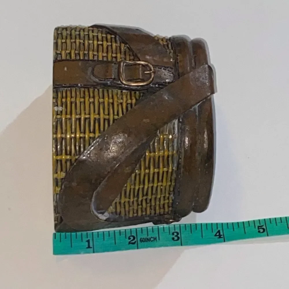 VTG,Fishing Basket Toothbrush Holder Seramic